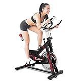 AceFuture 4-IN-1 Exercise Bikes for Home Use Folding Indoor Stationary Cycling Bike with Arm/Leg Workout Bands,16 Levels Magnetic Resistance Fitness Bicycle with Hand Pulse and Phone/Tablet Holder 