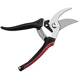 Chilymes Pruning Shears Professional High Carbon Alloy Steel Sharp Blade Bypass Hand Pruner,Tree Trimmer Garden Shears 