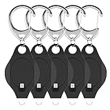 Polymath Products AtomLight – Micro LED Keyring Lights with Kit-Marking Glow Function 6 Pack UK-Made.