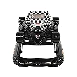 CFQ_QJ Baby Walker,Height-Adjustable Baby Walkers for Girls Boys 6-18 Months Toddler Learning to Walk Folding Anti-Rollover Baby Walker with 6 Silent Wheels 