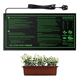 OPULENT SYSTEMS 10x20.75 Durable Waterproof Seedling Warming Heat Mat Seed Starting Plant Hydroponic Heating Pad for Indoor Seedling and Germination 