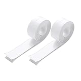 YOPAY 6 Pack Tape Caulk Strip 1.5 Inch Wide PVC Waterproof Self Adhesive Tape for Bathtub Bathroom Shower Toilet Kitchen and Wall Sealing Protector White 