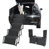 Vans SUVs Lightweight & Designed for Cars Trucks iMounTEK Foldable Heavy-Duty Portable Travel Dog and Cat Pet Non-Skid Ramp Aid with Side Rails & High Traction Grip Surface Supports Up to 176lbs 