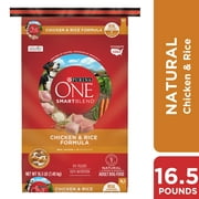 Purina ONE Natural Dry Dog Food, SmartBlend Chicken & Rice Formula, 16.5 lb