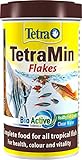 Tetra Min Fish Food Flakes, Complete and Varied Food for All Tropical Fish
