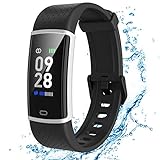 Jogfit Fitness Tracker HR, Activity Tracker Waterproof Health Sport Watch with Heart Rate