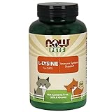 NOW Pets L-Lysine for Cats 8oz/226.8g - Immune System Support - Perfect