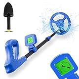 Lightweight Underwater Gold Detector with Pinpoint 9 LCD Display Adjustable Length 30.3-40 Treasure Hunter for Kids Varied Smart Modes Gold Digger Metal Detector for Adults&Kids 