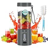 Coral Red ROSEVIEW Smoothie Blender Portable Cordless Mini USB rechargeable battery Handheld Ice Shakes Cup bottle juicer Personal mixer melangeur 
