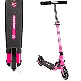bopster 2 Wheeled Scooter Folding V2 In Line Racing Kick Sport Ride-On Pink