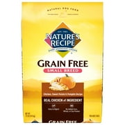 Nature’s Recipe Small Breed Grain Free Chicken, Sweet Potato & Pumpkin Recipe, Dry