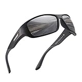 Kagogo Polarized Sports Sunglasses for Men Women Cycling Running Driving Baseball Glasses UV Protection 