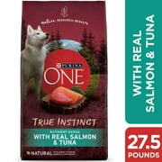 Purina ONE High Protein, Natural Dry Dog Food, True Instinct With Real Salmon
