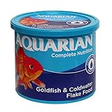 AQUARIAN Complete Nutrition, Aquarium Goldfish Food, Flakes Also Suitable for Small Pond Fish