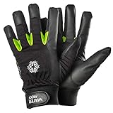 UCI ICETHERM-BLK Thermal Insulated 3/4 Coated Cold Work Gloves Winter Freezer 
