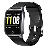 Letsfit High-End Fitness Trackers, Smart Watch with Heart Rate Monitor, 1.3 Inch Color